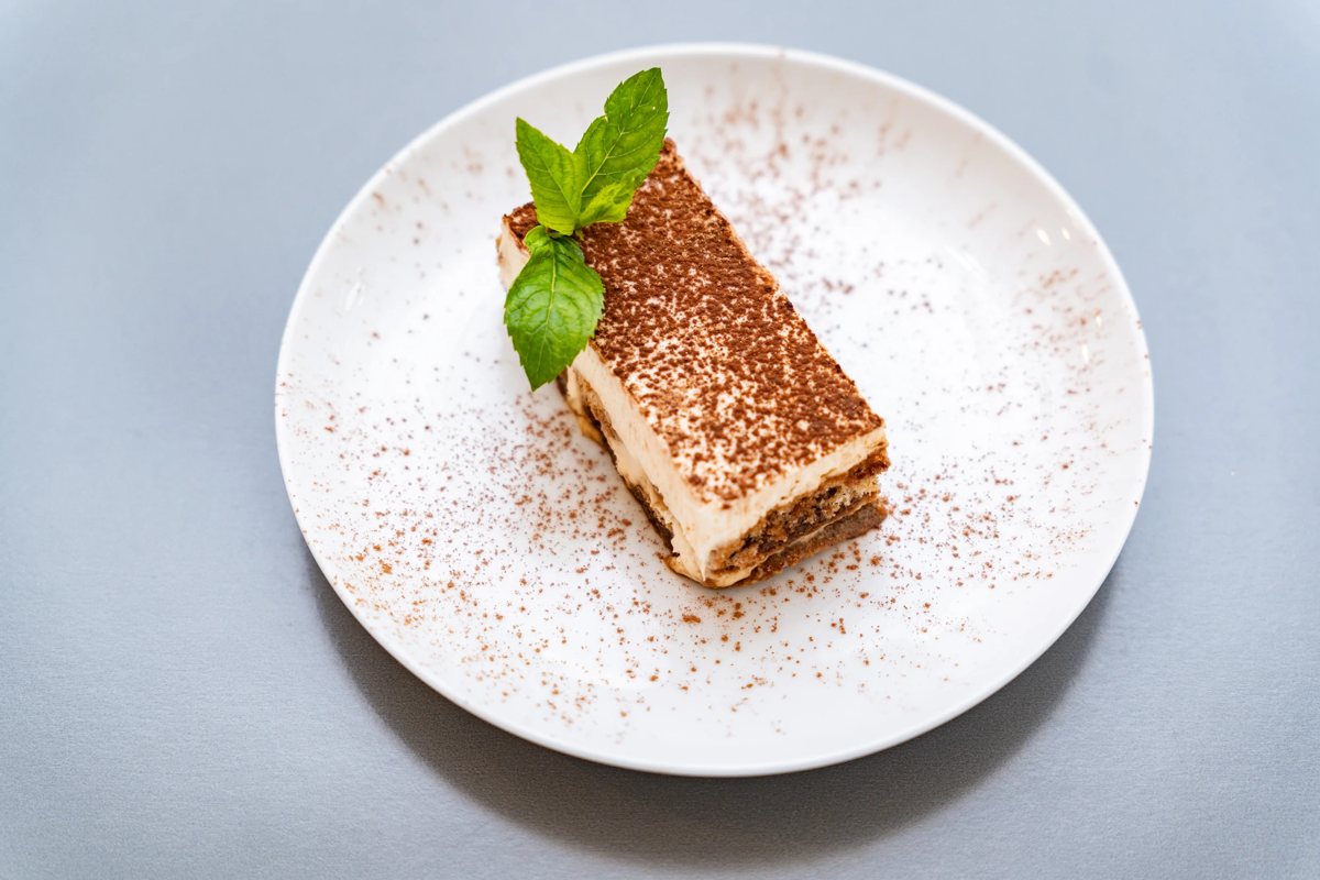 House-made tiramisu — Wholesome 360 healthy catering desserts Chicago